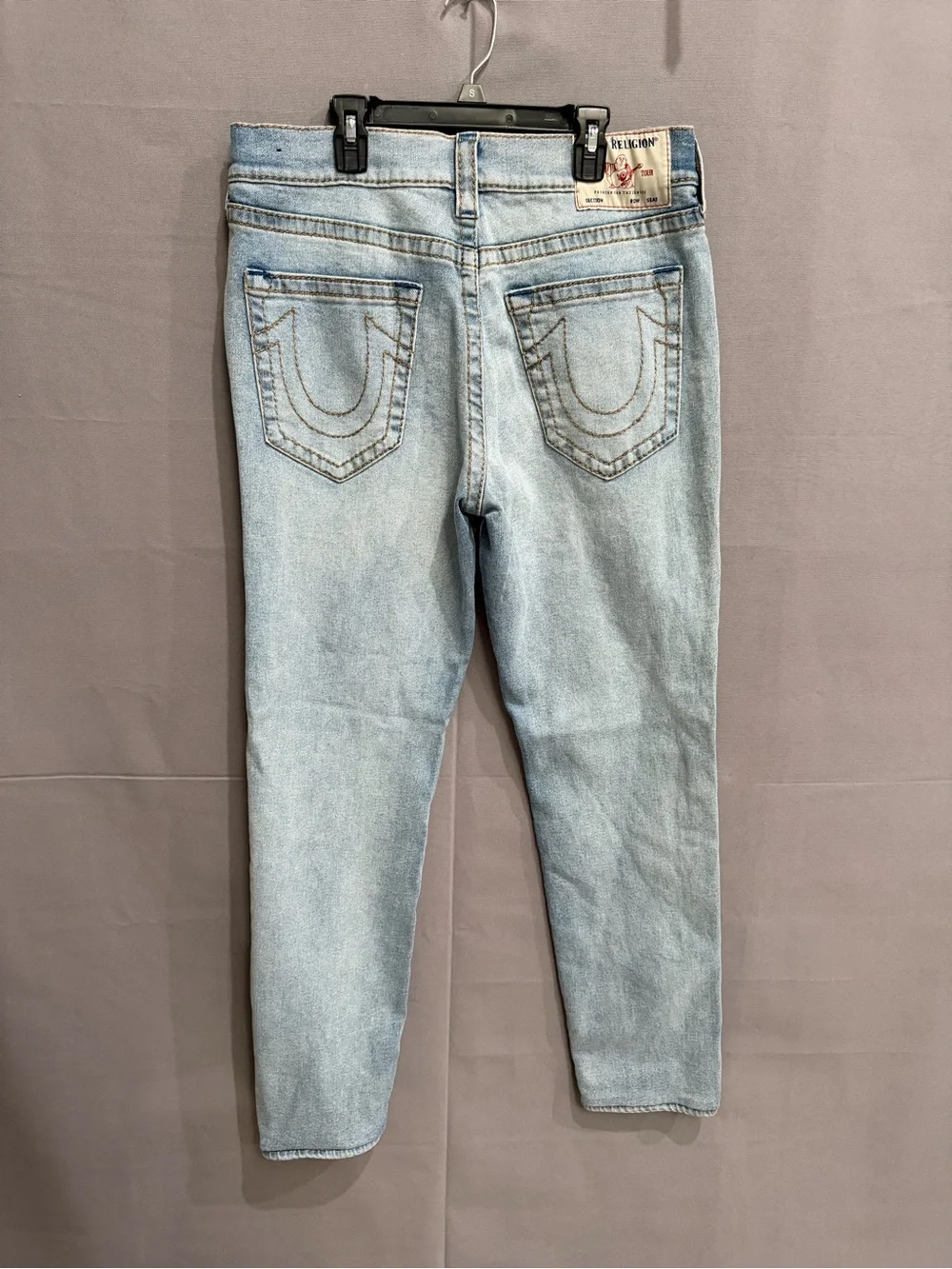 True Religion Light Blue Slim Straight Jeans